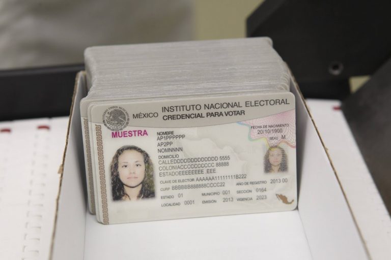 Así podría ser la nueva credencial para votar del INE