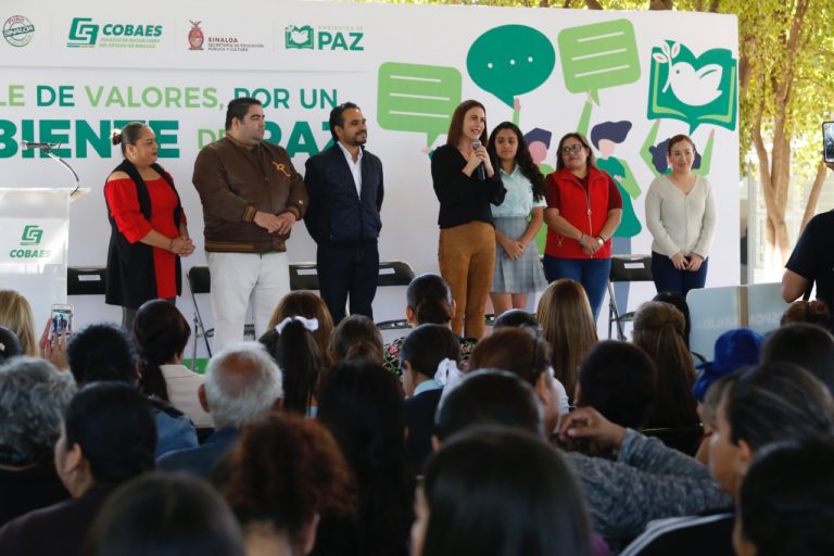 DIF Sinaloa y Cobaes se unen en la promoción de valores