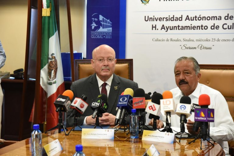 Firma la UAS convenio de colaboración con el Ayuntamiento de Culiacán