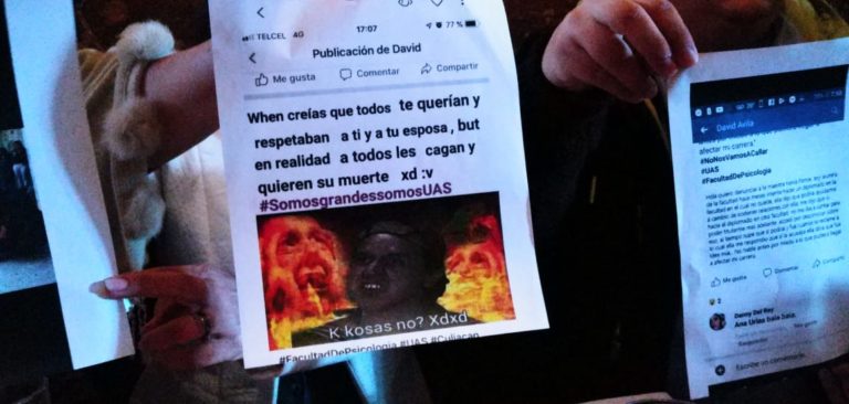 Amenazan de muerte a profesores de psicología de la UAS