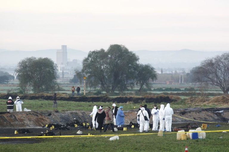 Asciende a 66 el número de muertos por explosión en Tlahuelilpan