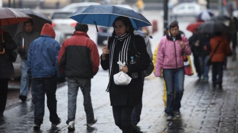 Frente frío provocará lluvia y aguanieve en el noroeste del país