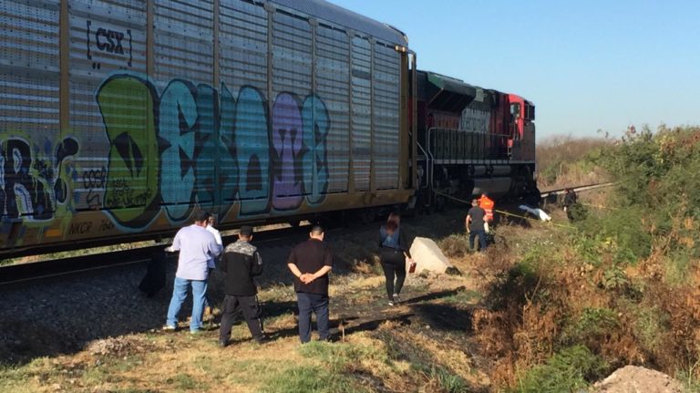 Arrolla tren a un hombre en Culiacán