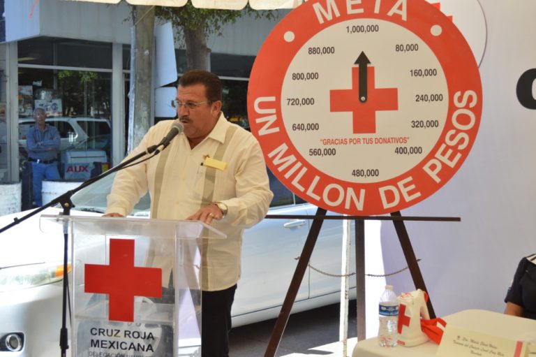 Con el 50% de la meta inicia colecta de Cruz Roja Navolato