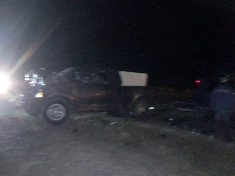 Accidente deja cuatro heridos en Villa Juárez, entre ellos un bebé