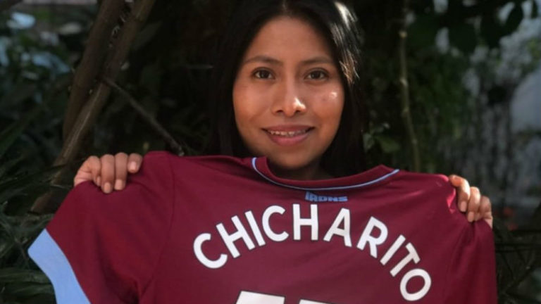 Yalitza Aparicio agradece a Chicharito y al West Ham por sumarse al Romatón