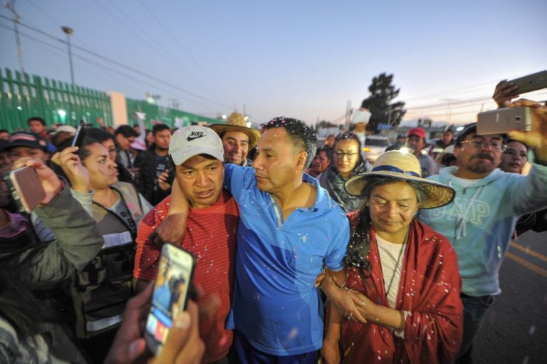 Tras 16 años en prisión liberan a 3 indígenas; se comprobó su inocencia