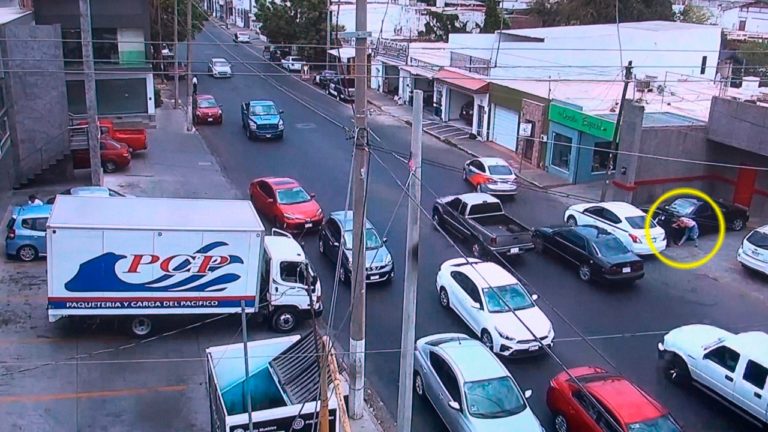 Videocámaras salvan a una mujer de secuestro en Culiacán