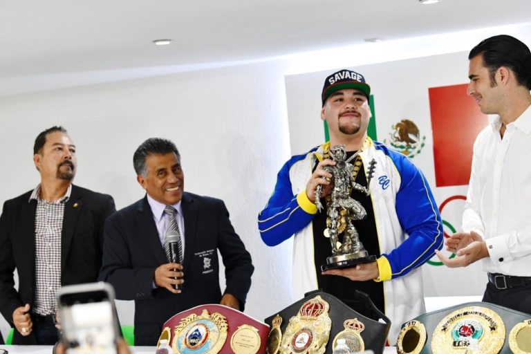 Andy Ruiz busca que sea en México la revancha contra Anthony Joshua