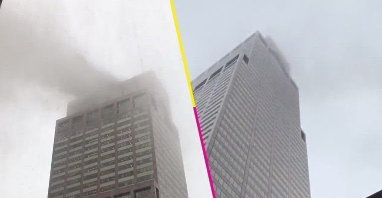 Helicóptero choca contra edificio en NY; fue accidente