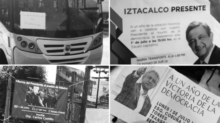 ¿Acarreo? Aparato morenista ofrece ‘apoyo’ para trasladarse al Zócalo