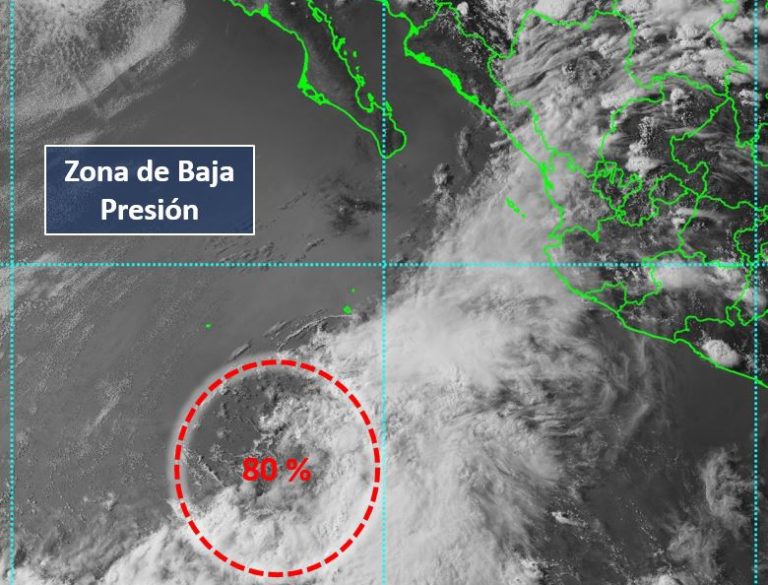 Amenaza potencial ciclón en el Pacífico
