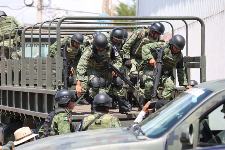 Despliegan en Culiacán efectivos de la Guardia Nacional