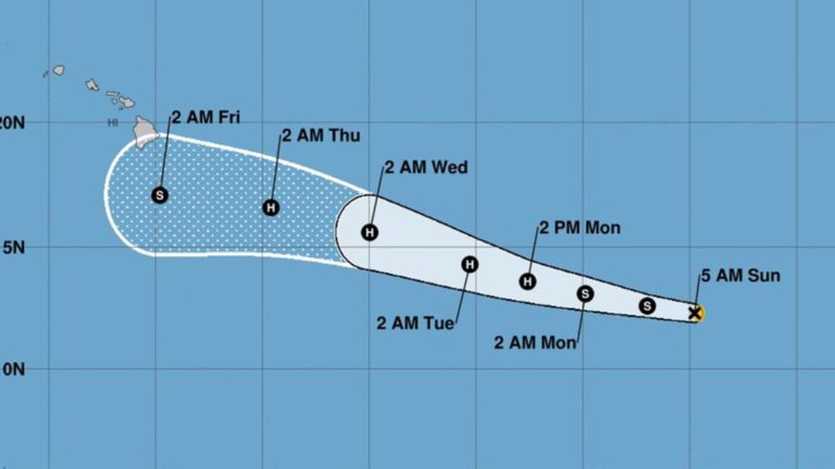 Se forma la tormenta tropical Erick sobre el Pacífico