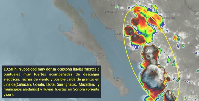 Alertan acumulado a ocho días de lluvias de 150 a 200 milímetros