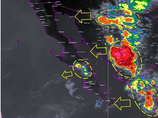 Apunta tormenta ‘Ivo’ con lluvias a seis estados en el Pacífico