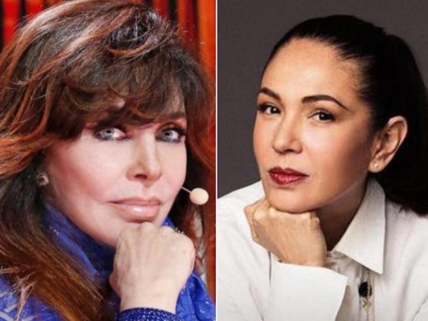 Revelan fotos de Yolanda Andrade y Verónica Castro besándose en la boca