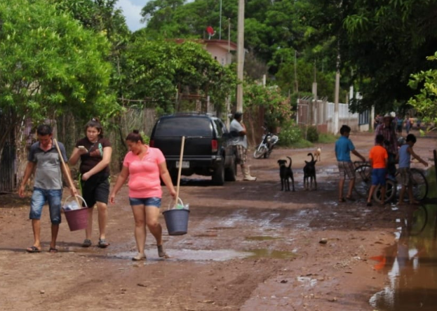 Regresan evacuados a Guamuchilito