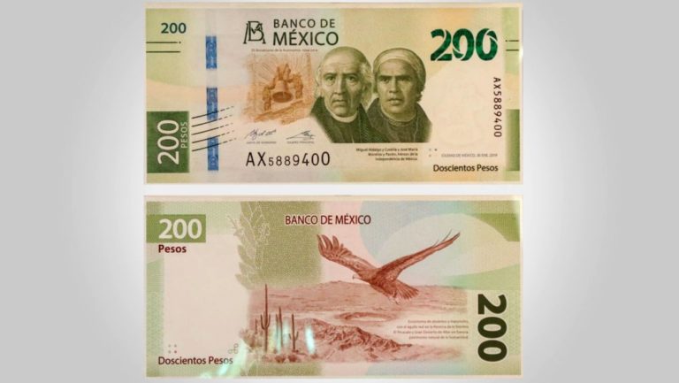 Presentan nuevo billete de 200 pesos