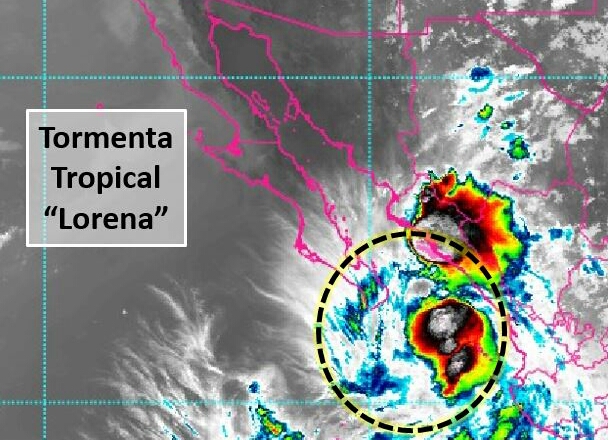 ‘Lorena’ tocaría tierra este viernes en Baja California Sur
