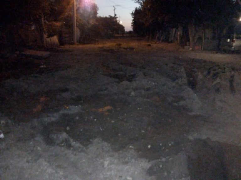 En mal estado 90% de calles en Villa Juárez