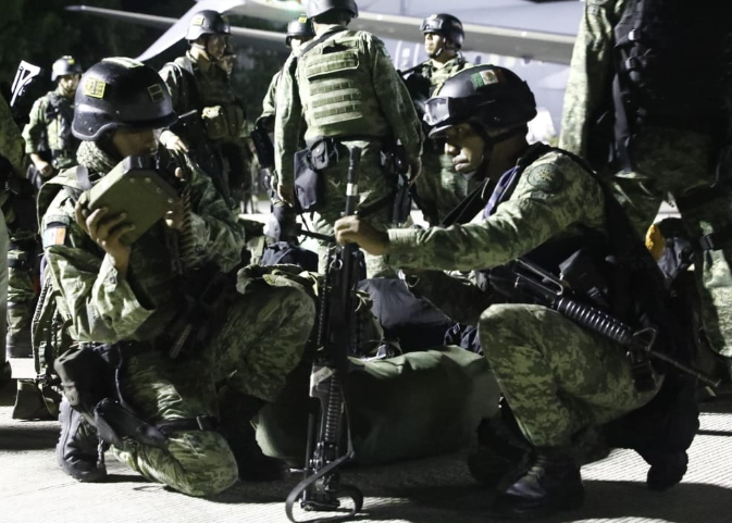 Llegan refuerzos del Ejército Mexicano a Culiacán