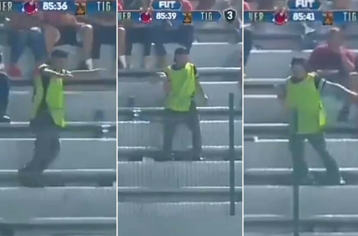 Un aficionado imitó el baile del Joker y se robó los reflectores en la polémica derrota 40 del Veracruz