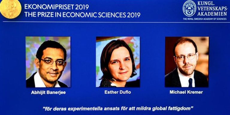 Nobel de Economía es para estudio por alivio de la pobreza