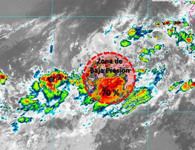 Se desarrolla potencial ciclón en el Pacífico