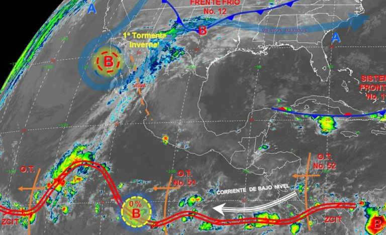 ¡Abríguese! Entra hoy tormenta invernal a México