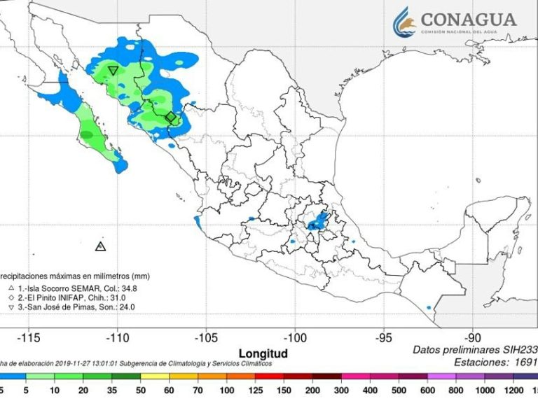 Registran Ahome, El Fuerte y Choix las primeras lluvias