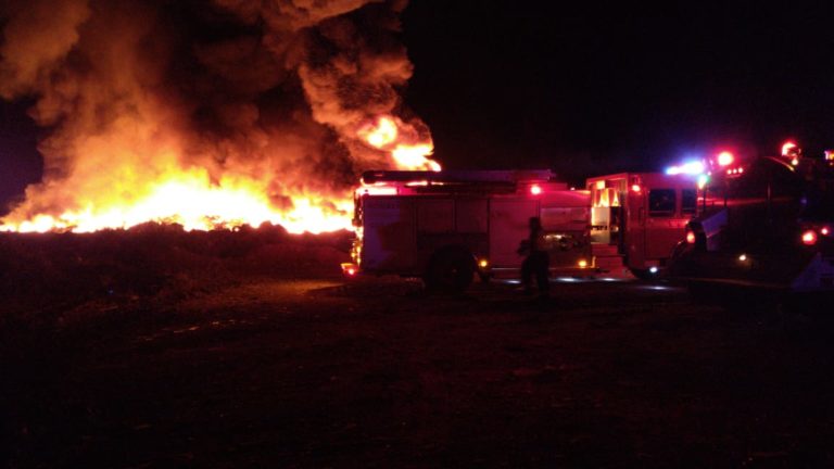 Se incendia basurón municipal de Culiacán