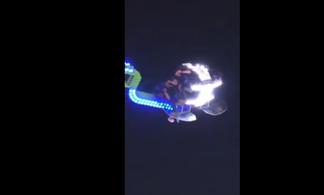 Falla juego mecánico de la Feria en Culiacán