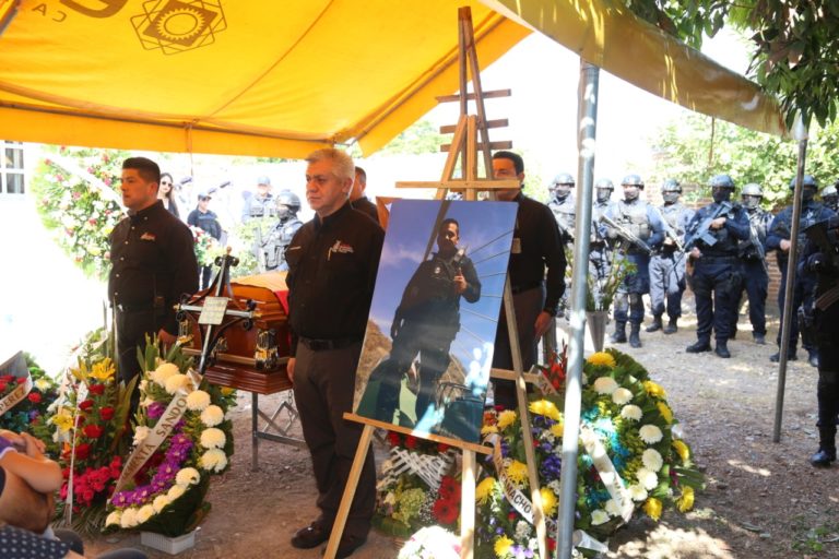 Con honores SSP Sinaloa despide al Policía Estatal ‘Cóndor’