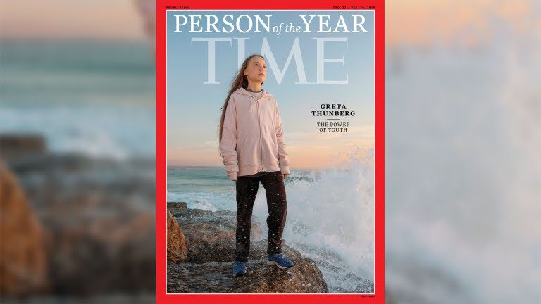 Time nombra a Greta Thunberg como persona del año