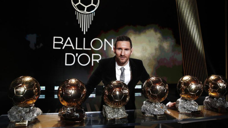Leo Messi gana su sexto Balón de Oro