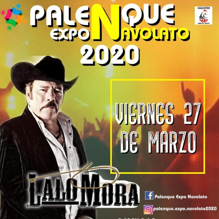 Fidel Rueda, El Coyote y Lalo Mora, en la Expo Feria Navolato