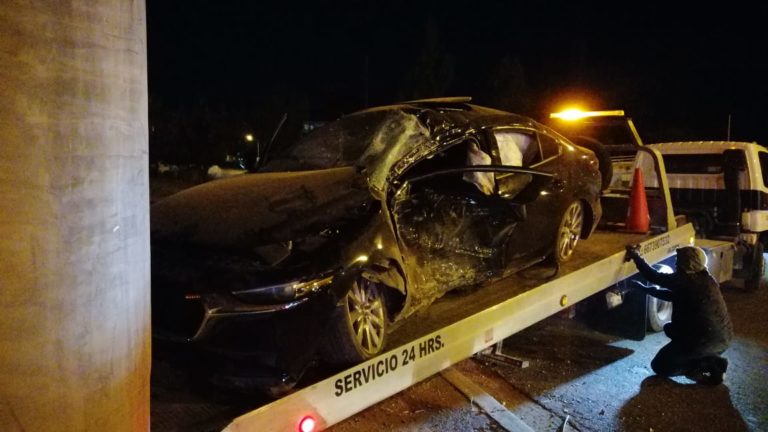 Grave, joven al impactarse con puente en el Humaya