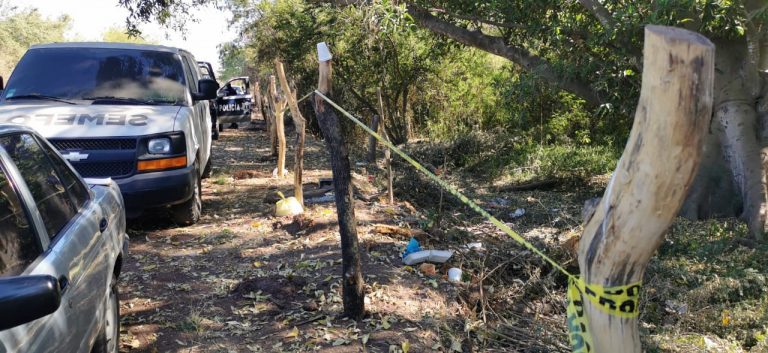 Reportan varios huesos y un cráneo en fosa clandestina