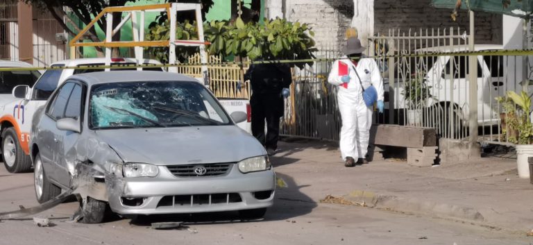 Lo lesionan tras persecución en la 21 de Marzo