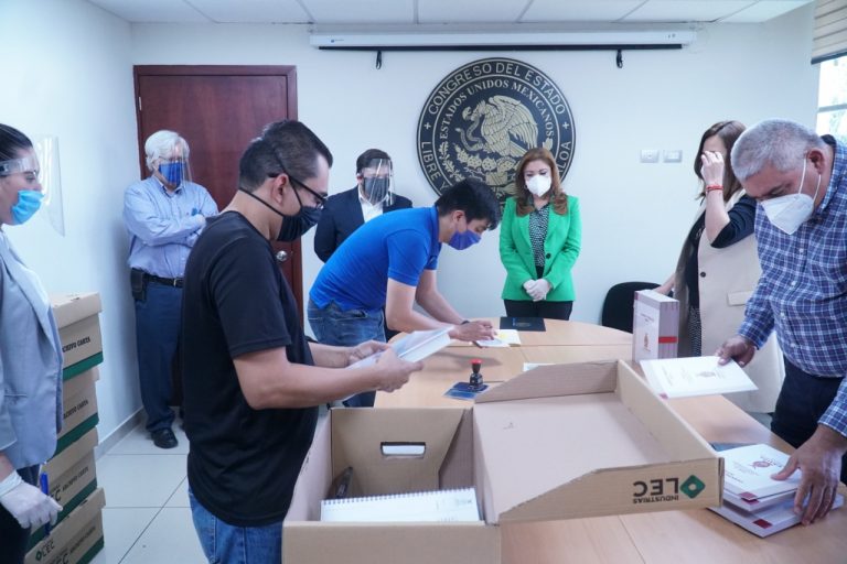 Reciben diputados cuenta pública 2019 del gobierno estatal