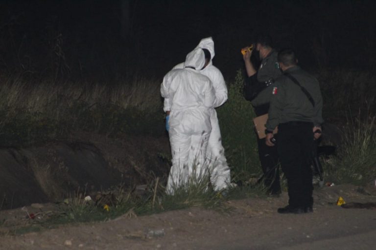 Ejecutan a joven; había 13 disparos en el sitio
