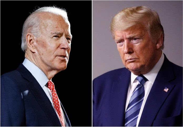 Aventaja Biden 14 puntos a Trump