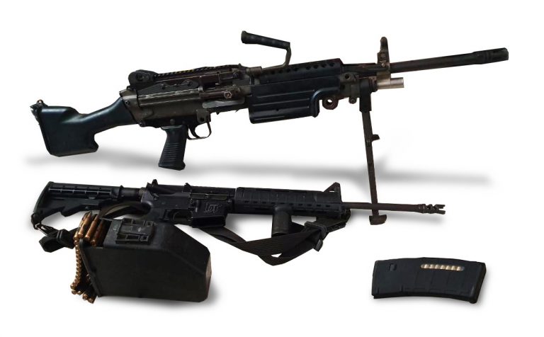 Dos armas largas, cargadores y cartuchos, otro decomiso en Tepuche