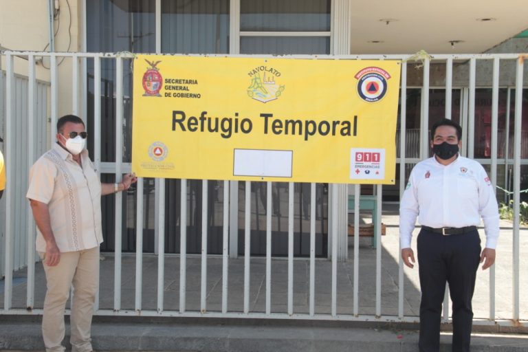 Alista Navolato 30 refugios temporales por huracanes