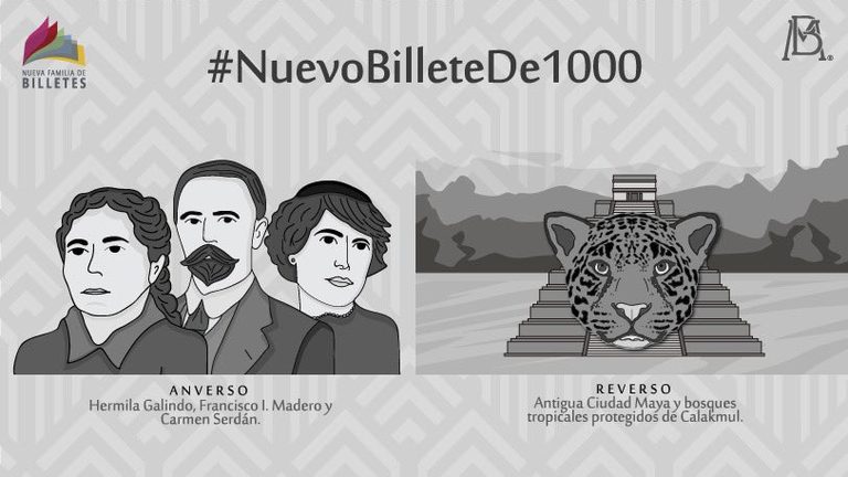 Conoce el nuevo billete de 1,000 pesos