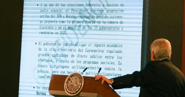 Acusa AMLO complot de bloque opositor
