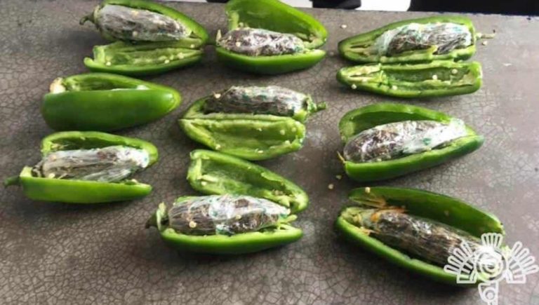Intentan ingresar a penal chiles rellenos… de mariguana