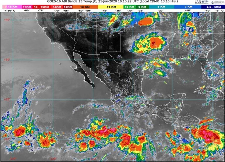 Aumentan a tres los potenciales ciclones en el Pacífico