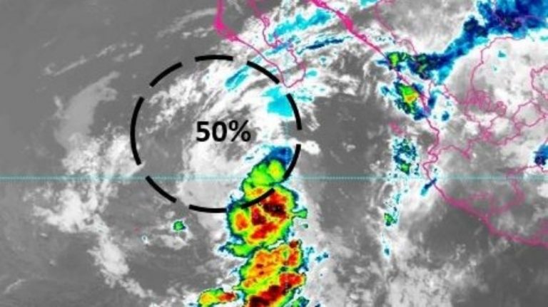 Potencial ciclón a 480 kilómetros al sur de Cabo San Lucas